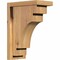 Ekena Millwork Mediterranean Smooth Corbel w/Backplate, Western Red Cedar, 5 1/2"W x 10"D x 14"H COR06X10X14MED01SWR - alternate 1